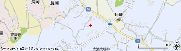 千葉県匝瑳市大浦周辺の地図