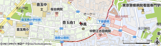 カトリック大阪聖ヨゼフ宣教修道女会　豊玉修道院周辺の地図