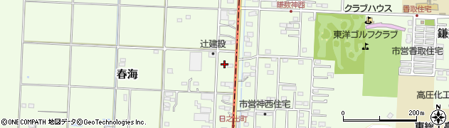 千葉県匝瑳市春海6961周辺の地図