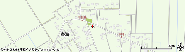 千葉県匝瑳市春海522周辺の地図