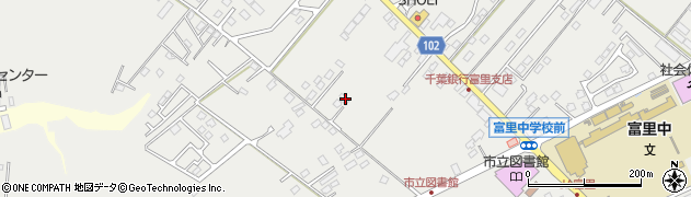 千葉県富里市七栄839-1周辺の地図