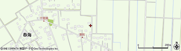 千葉県匝瑳市春海3455周辺の地図