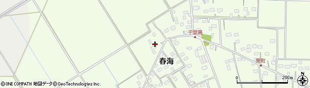 千葉県匝瑳市春海2741周辺の地図