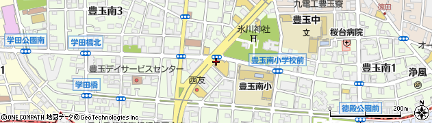 東京都練馬区豊玉南周辺の地図