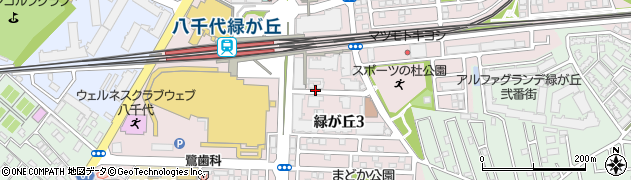 千葉県八千代市緑が丘周辺の地図