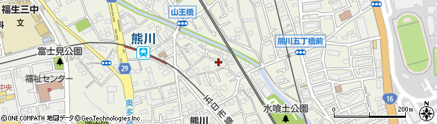東京都福生市熊川794周辺の地図