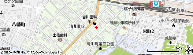 銚子屋弁当周辺の地図