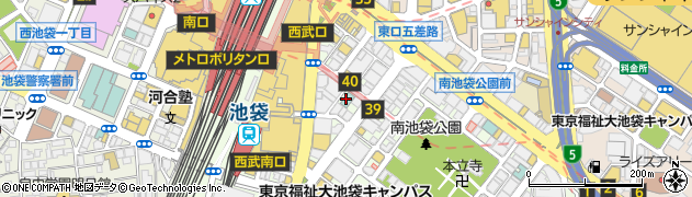東京都豊島区南池袋1丁目20-8周辺の地図
