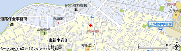 中ノ郷信用組合新小岩支店周辺の地図
