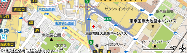 ジブラルタ生命保険株式会社　東京第１支社東池袋第二・第九営業所周辺の地図