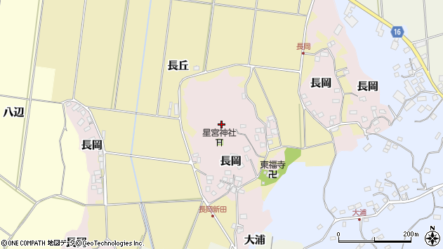 〒289-2156 千葉県匝瑳市長岡の地図