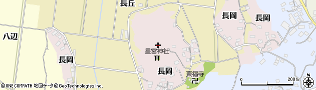 千葉県匝瑳市長岡周辺の地図