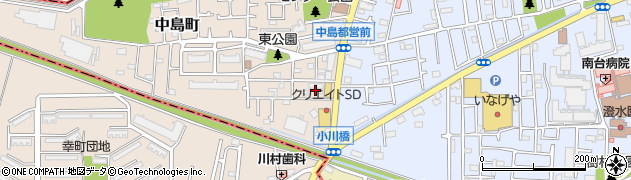 東京都小平市中島町30周辺の地図
