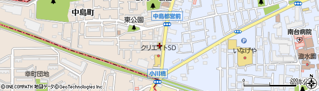 東京都小平市中島町30-10周辺の地図