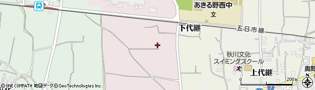 東京都あきる野市渕上108周辺の地図
