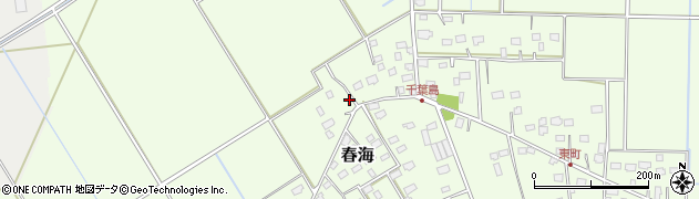 千葉県匝瑳市春海2805周辺の地図