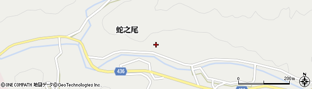岐阜県下呂市蛇之尾609周辺の地図