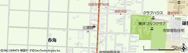 千葉県匝瑳市春海6963周辺の地図