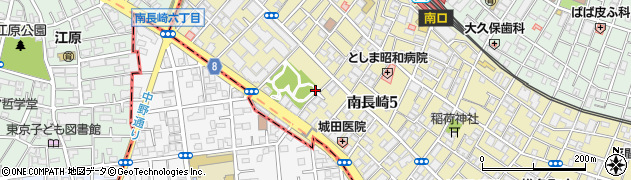 南長崎はらっぱ公園トイレ周辺の地図