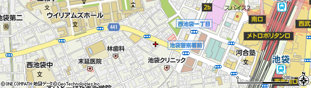 日本基督教団東京池袋教会周辺の地図