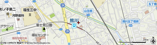 東京都福生市熊川778周辺の地図