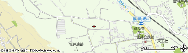 山梨県韮崎市藤井町坂井周辺の地図