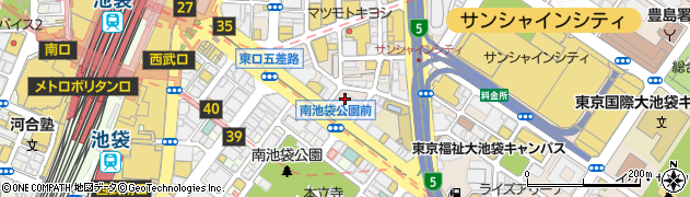 日本生命保険相互会社　ライフプラザ池袋・ご来店窓口周辺の地図