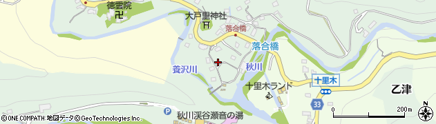 東京都あきる野市乙津257周辺の地図