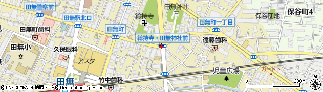 総持寺・田無神社前周辺の地図