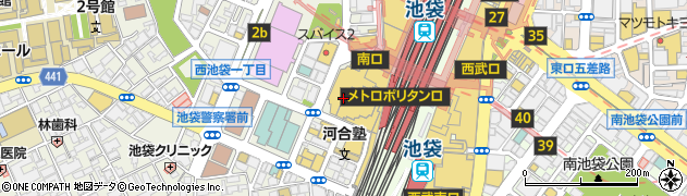 株式会社東武百貨店　五番街周辺の地図
