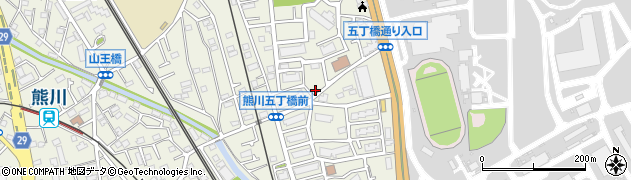 東京都福生市熊川1305周辺の地図