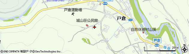 東京都あきる野市戸倉周辺の地図