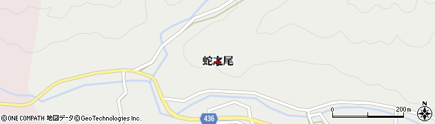 岐阜県下呂市蛇之尾周辺の地図