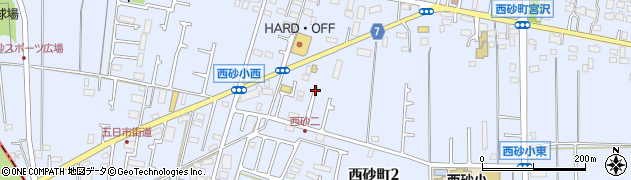 東京都立川市西砂町2丁目47周辺の地図