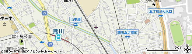 東京都福生市熊川810-24周辺の地図