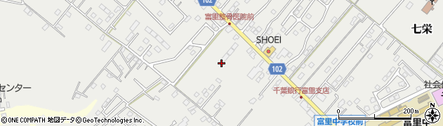 千葉県富里市七栄820周辺の地図