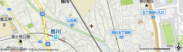 東京都福生市熊川810周辺の地図
