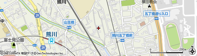 東京都福生市熊川823周辺の地図