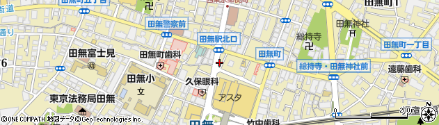 蔵屋　田無店周辺の地図