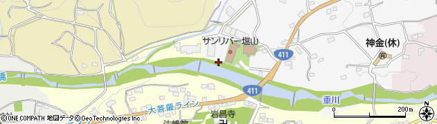 重川周辺の地図