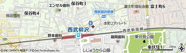 東京都西東京市保谷町3丁目10周辺の地図