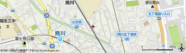 東京都福生市熊川810-34周辺の地図