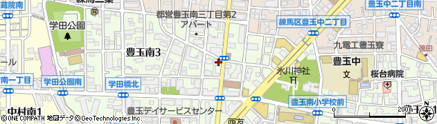 ファミリーマート豊玉南三丁目店周辺の地図