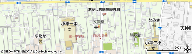 東京ガス　ライフバル北多摩小平店周辺の地図