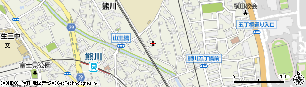 東京都福生市熊川810-25周辺の地図