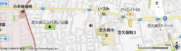 西東京市　北芝久保学童クラブ周辺の地図