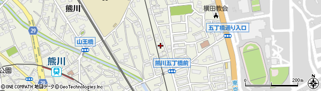 東京都福生市熊川1341-5周辺の地図