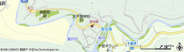 東京都あきる野市乙津243周辺の地図
