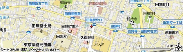 西東京整骨院周辺の地図