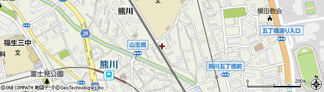 東京都福生市熊川810-44周辺の地図